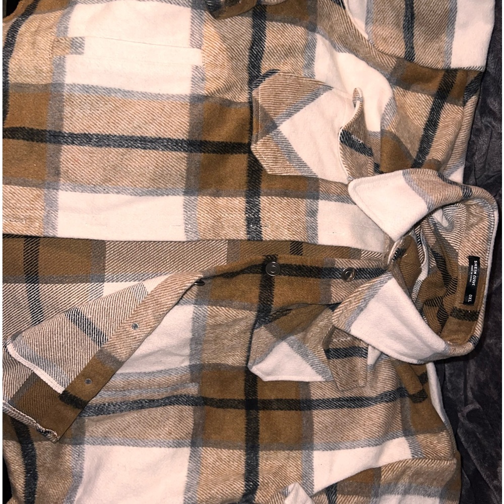 large winter button up